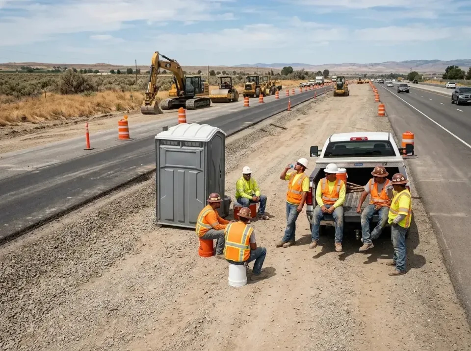 highway-road-construction-crew-007 — frequently asked questions, Porta Potty and Restroom Rentals in Wright City, MO